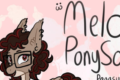 example of one of my full body pony drawings || 20$ for a drawing of your pony, a header, and a closeup of their cutie mark